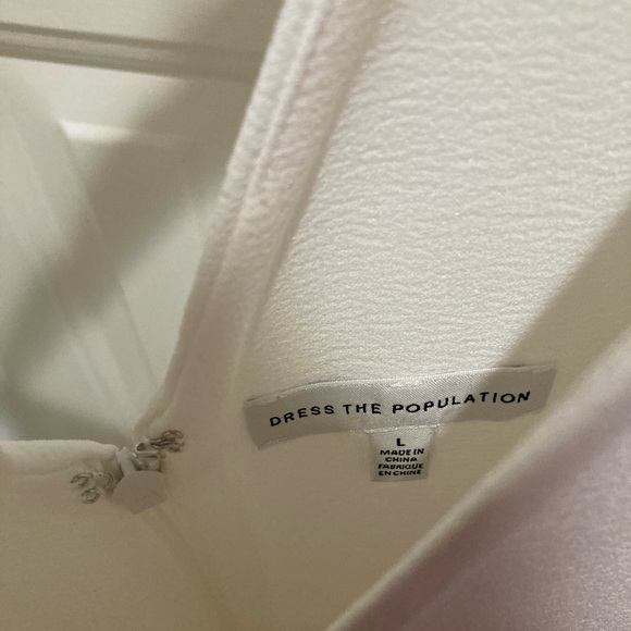 Dress The Population Darleen white flower dress - Picture 5 of 5